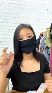Khẩu Trang Chống Tia UV UPF50+ Che Gò Má – Vải Thường Co Giãn Thoáng Khí Mềm Nhẹ Dễ Đeo Hằng Ngày