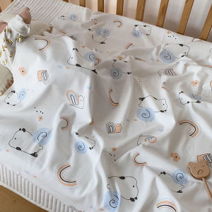 ผ้านวมผ้าฝ้ายสําหรับทารกน้ําหนักเบาฤดูใบไม้ผลิฤดูใบไม้ร่วงใช้ทารกแรกเกิด Shock-Proof Wrap Drap และบรรจุภัณฑ์ห้องอาบน้ํา