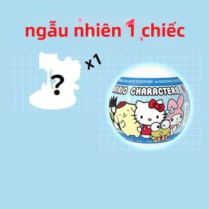 Sanrio HelloKitty MY MELODY KUROMI POMPOMPURIN Bộ Khối Xây Dựng Trứng Xoắn - Đồ Trang Trí Búp Bê Thủ Công Quà Tặng Đồ Chơi Trẻ Em