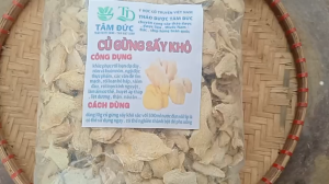 100g củ gứng sấy khô dạng thái miếng