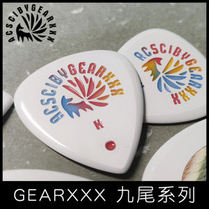 Handmade Jazz Guitar Picks Gearexx Nine-Tailed Fox Special Bass Picks for Quick Playing And Smooth Sound