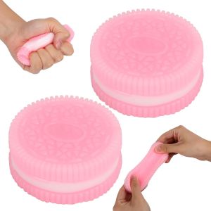 Ultra-Soft Oreo Cookie Shaped Stress Relief Toys Đồ Chơi Giải Trí Mềm Mại Theo Hình Bánh Oreo Đồ Chơi Giải Trí Sáng Tạo Cho Trẻ Em Từ 3 Tuổi Trở Lên