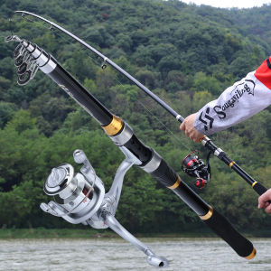 Sougayilang ชุดคันเบ็ดตกปลาและชูนิกชุดรอกตกปลา 1.8-3.3มม และรอกซีรีย์ 1000-4000