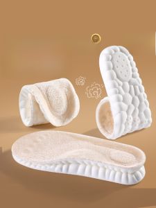 XIANZHAO | Miếng lót giày nữ mùa đông dày dặn ấm áp chống trượt thoải mái đế mềm lót lông cừu lâu dài không mệt