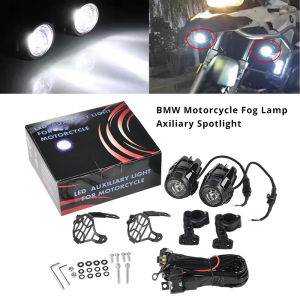 Motorcycle LED Auxiliary Lamp For BMW R1200GS F800GS ADV Yamaha MT07 MT09 CRF1000L Africa Twin Kawasaki Fog Lights Driving Lamp
