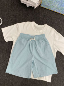 Quần Short Nam Vải Bong Bóng Nhanh Khô Mùa Hè Ice Silk Mát Mẻ Quần Dài Năm Điểm Thể Thao Ngoài Trời Bãi Biển Quần Dài Thường Ngày