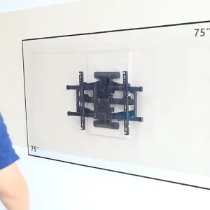 Universal TV Bracket 26-55 Inch TV Wall Mount Bracket Stand Adjustable Pitch 15° Premium Black