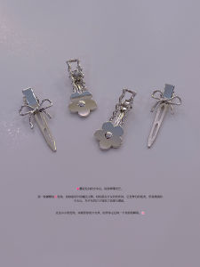 กิ๊บติดผมรูปผีเสื้อแบบไม่มีรอย ดอกไม้ วอลโว่ หน้าม้า กิ๊บติดผมรูปปากเป็ด ของตกแต่งผมสไตล์หวานๆ ใหม่ๆ