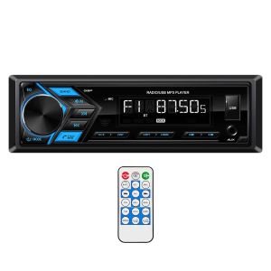 Máy Nghe Nhạc MP3 Đa Năng Cho Ô Tô 1 DIN Tích Hợp USB Radio FM Màn Hình LED Hỗ Trợ AUX Bluetooth Điều Khiển Từ Xa Cho Xe Hơi