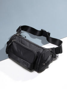 spaceman | Spaman Mens Oxford Cloth Crossbody Bag With Multiple Compartments Fashionable Waist Bag Casual Shoulder Bag For Men