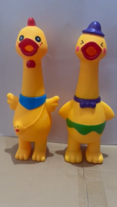 BBS Mainan Bebek Karet Encit Ada Lampu / Bebek Screaming / Bebek Berteriak / Bebek Pencet Bisa Bunyi