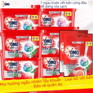 OMO | Viên Giặt Sakura Hương Dài Lâu 3 Trong 1 Cho Máy Giặt Cửa Trước Và Cửa Trên Gói Gia Đình Tiện Lợi Dễ Sử Dụng Làm Sạch Hiệu Quả