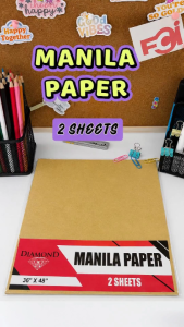 FCI Manila paper 36x48 size set 2 pcs versatile paper Affordable and practical for everyday educational and creative use for learning Ideal for students teachers & artists