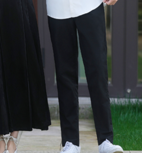 Summer New Chinese Style Tang Suit Embroidered Bamboo Leaf Short Sleeve One Skirt One Shirt Couple Set Loose Fit Regular Thickness