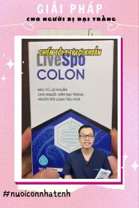 Men vi sinh LiveSpo Colon giảm viêm đại tràng táo bón tiêu chảy - xuất sứ Việt Nam (Hộp 10 ống)