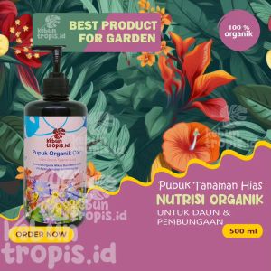 Pupuk Organik Cair Tanaman Hias Nutrisi Tanaman Bunga Agar Cepat Berbunga Pelebat Bunga Melati Mawar dan Segala Jenis Tanaman Hias Cepat Berbunga Lebat Merangsang Pertumbuhan Tunas Penyubur Daun Bunga Cepat Beranak Tumbuh Tunas Akar Pupuk