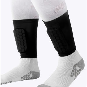 Adults Kids Football Calf Protection Sleeve Lightweight EVA Honeycomb Soccer Shin Guard Breathable Anti Collision Leg Guard
