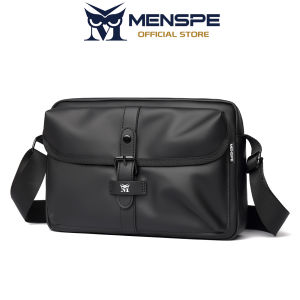 MENSPE Mens Shoulder Bag Waterproof Fashion Bag Leisure Sport Street Bag Phone Bag Travel Bag Business Bag Large Capacity Cross Body Bag Lightweight Casual Bag