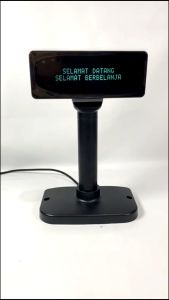 Customer Display Sharkpos VFD 230 Layar Petunjuk Harga USB VFD 230