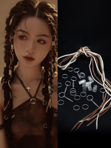 Bohemian Style Hair Accessories: Stylish Hair Ties Dyes and Weaves for Fashionable and Individualistic Looks