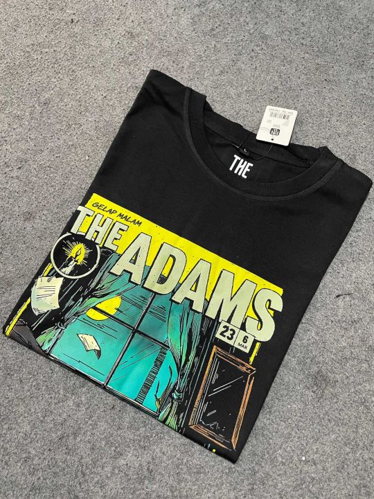 Kaos The Adams - Gelap Malam - Kaos Band - Kaos Musik