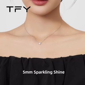 TFY | S925 Silver Necklace new summer daily wear exquisite clavicle beauty luxury
