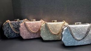 Model Baru! Clutch Farnell Tas Pesta Kondangan Wanita Diamond D6534 Cantik Elegan