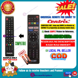Centrix SMART TV Remote Universal [**Mag Basa B4 Umorder**] Ready to Use Universal Remote for Centrix Smart TV Android TV Centrix Remote alluremarketplace2ND