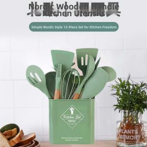 Heat-resistant Non-stick Silicone Cooking Spatula Set