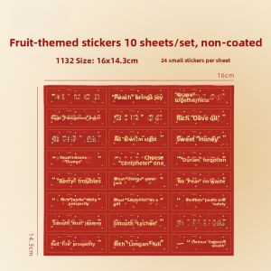 Moving Celebration Coca-Cola Bottle Stickers New Home Decoration Fruits Labels Moving in Ceremony Warm Home Decor Stickers