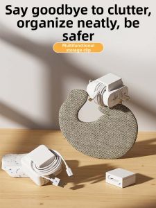 Cable Organizer Fastener Desktop Charger Holder