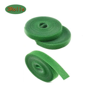 2M Garden Plant Nylon Ties Garden Hook Loop Reusable Fastener Tape Plant Bandage for Home Garden Accessories Bamboo Cane Support