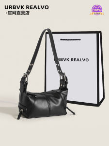 UR Cool Girl Shoulder Bag Zipper Design High Quality Texture Single Strap Handbag for Young Women Fashionable Casual Bag