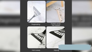 2-in-1 SweeperMultifunction Magic Broom Easily Dry The Floor and Remove Dirt and Hair Remover