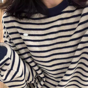 Homecore | Unique Striped Loose T-Shirt