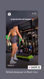 BELINDA JUMPSUIT OLAHRAGA BOOTY SHAPING / SETELAN ONE PIECE OLAHRAGA WANITA GYM FITNESS