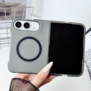For Magsafe Magnetic Matte Transparency Fold Phone Case For iPhone Fold IPhone Ultra 18 Ultra-thin Skin-friendly Clear PC Cover