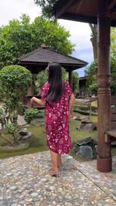 Anto Shop ID - Dress/Daster payung kekinian size XL motif Coffee Kain Rayon Lembut Nyaman Bali