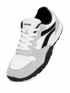BAREWE26 New Style Chunky-Toe Sneakers for Men Casual Sneakers Summer Non-Crammy Commuting 4E Wide Fit Mens Athletic Shoes