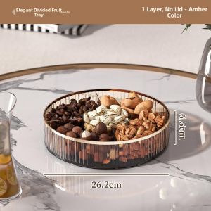 Luxury Snack Nuts Candy Organizer Tray