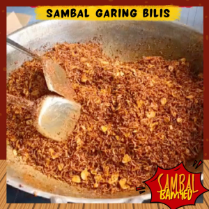 Sambal Garing Bilis Pedas Berapi Homemade (Pedas Masin Dan Tidak Manis) Tiada Tambah Gula dan Garam
