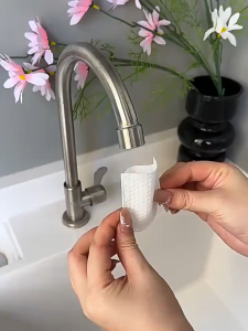 50/30/20/10Pcs Faucet Filter Cotton Thickened Anti-splash T-strap Anti-splash Tap Water Filter Bag Sediment Rust Scale Universal Tap Water Filter Bags