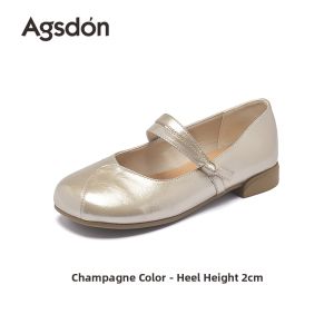 Agsdon | Easy Slip-on Flat Mary Jane Shoes