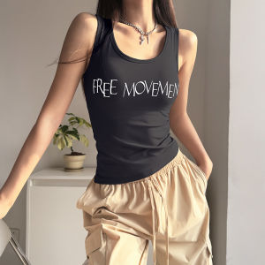 Áo Tập Thể Dục Nữ Cloud Shell Có Đệm Ngực in Chữ Yoga Chạy Bộ Tập Luyện Áo Trên Cơ Bản Thường Ngày Mùa Xuân 2024