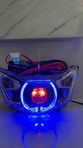 Lampu depan honda BeAT Led Deluxe street 2020-2025 billed biled Matrix x1 set Relay