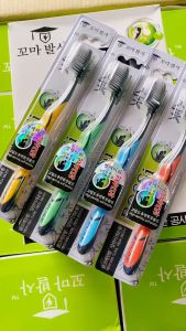 TKVT6 - Combo 10 Chiếc Bàn Chải Đánh Răng Than Tre Hoạt Tính Hàn Quốc BOSSI