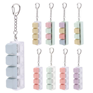 Keyboard Key 4 Keys Mechanical Key DIY Keyboard Keychain for Adult