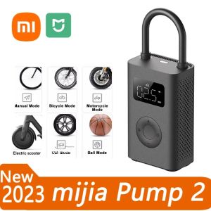 Xiaomi Mijia Air Pump 2nd Generation 25% Boost Mini Portable Electric Air Compressor 150PSI Multi-function Tire Inflator Type-C