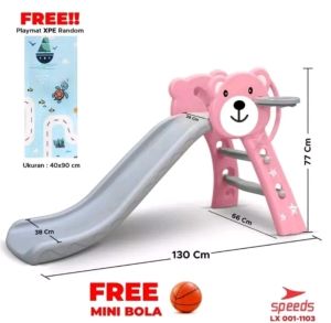 SPEEDS Perosotan Anak Free Bola Basket Mainan Perosotan Anak Serodotan Plosotan Mainan Anak