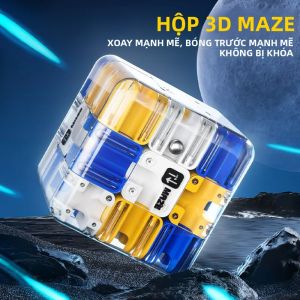 Đồ Chơi Xếp Hình Mê Cung 3D Khối Lập Phương Kỳ Diệu Mê Cung Bi Lăn Giảm Căng Thẳng Cho Bé Trai & Bé Gái Quà Giáng Sinh Đồ Chơi Giáo Dục Montessori Giảm Căng Thẳng